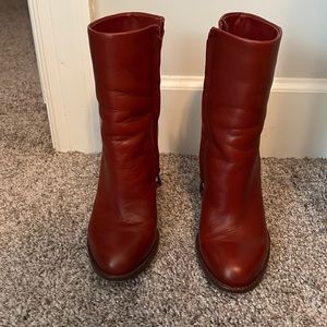 Sam Edelman Red Boots size 7